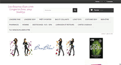 Desktop Screenshot of lesdessous-disa.com